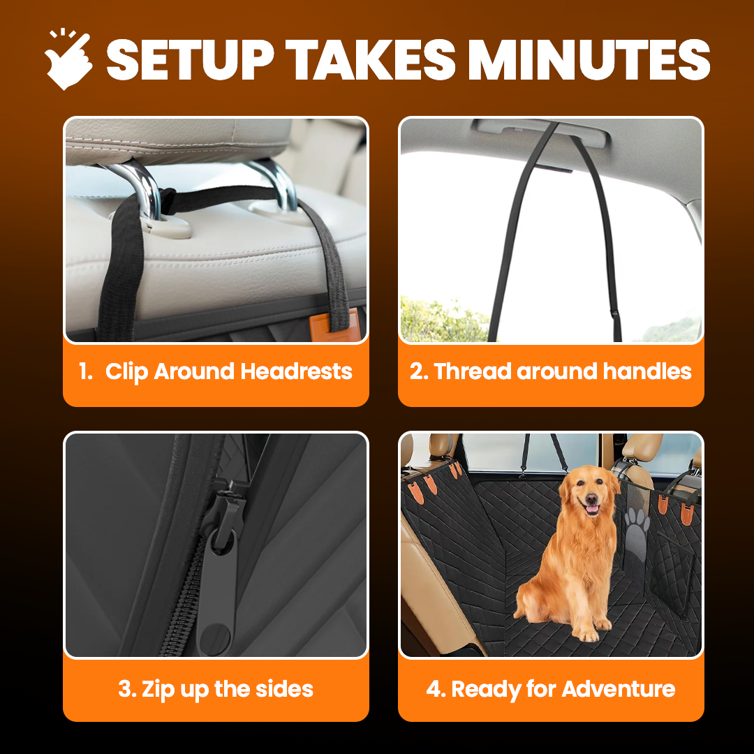 TailShield™ - Hard Bottom Dog Car Seat Protector